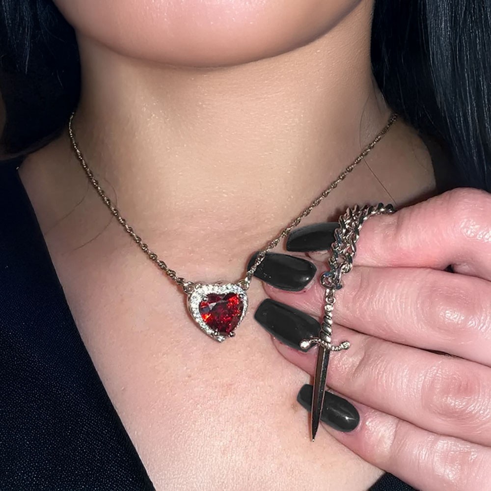 dagger necklace