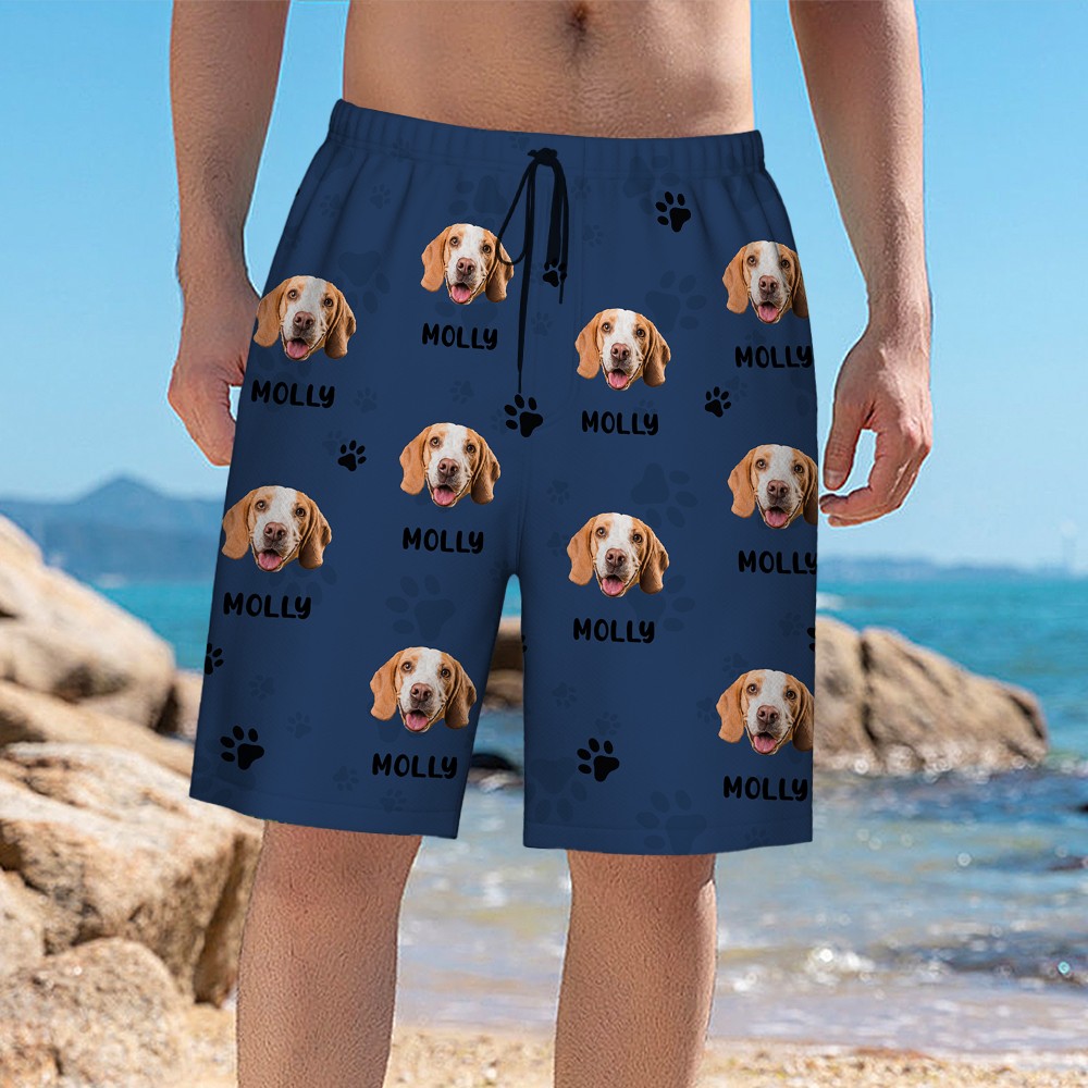 Pet  face beach shorts