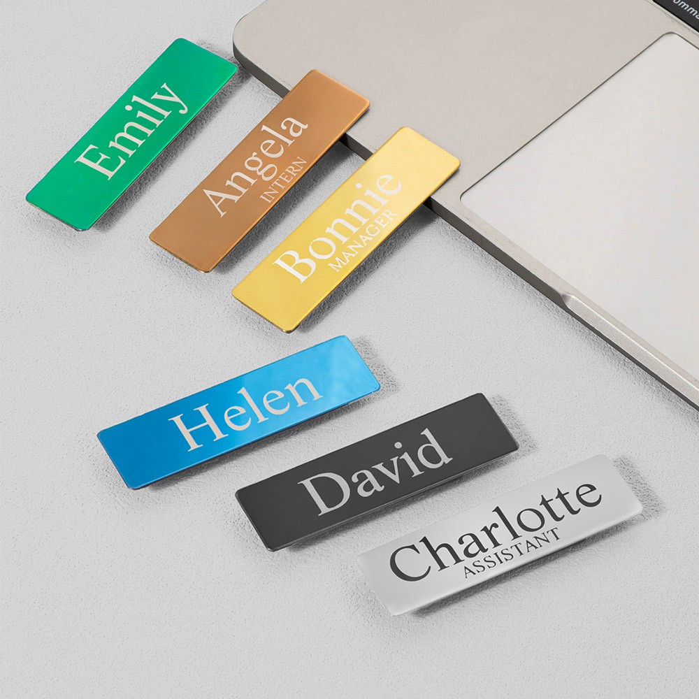 Name Tag Badge Magnet