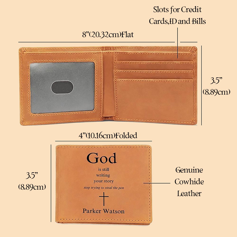 Customized Name Wallet for Men