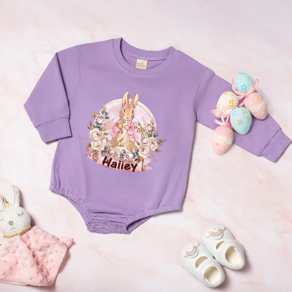 Customized Name Easter Baby Outfit