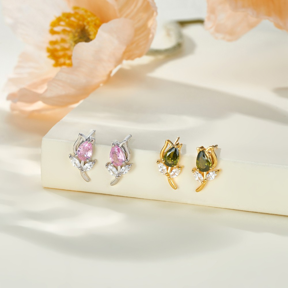 gemstone earrings