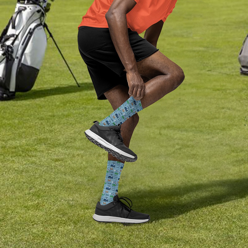 personalized mid-high socks