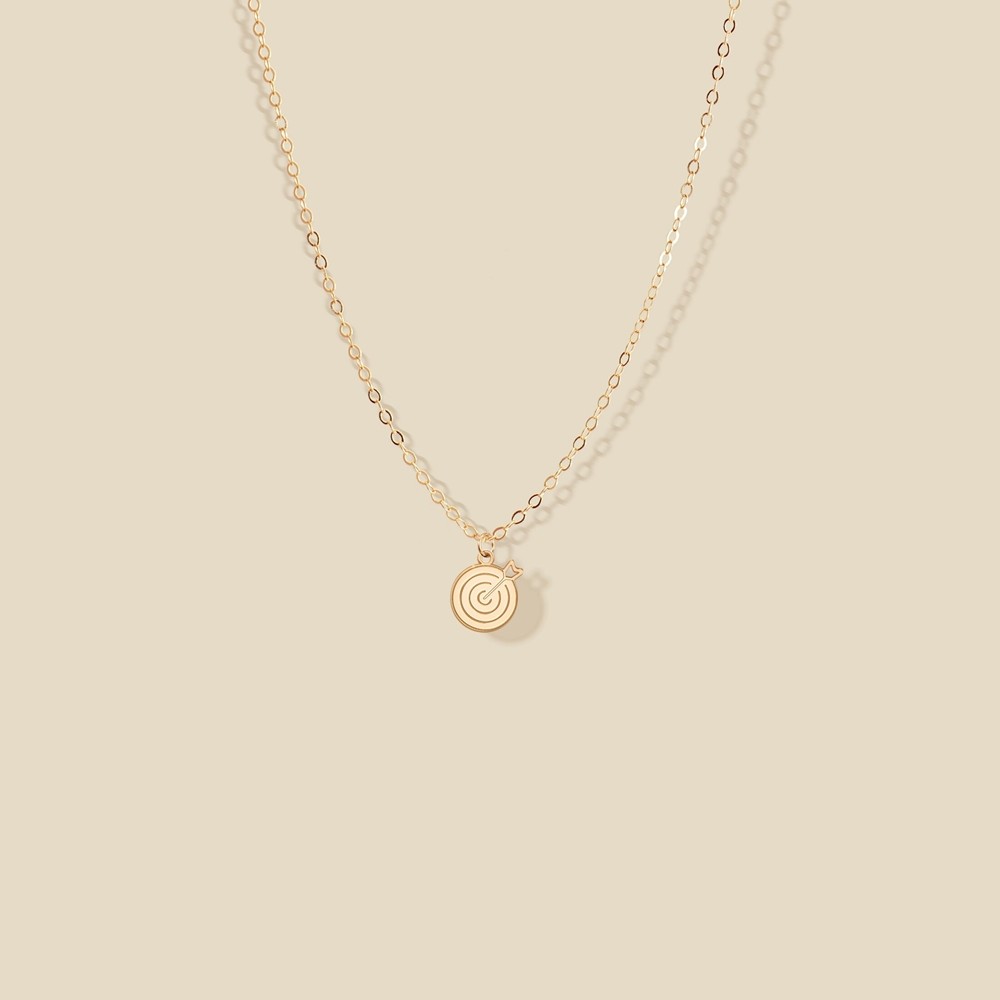 Target Charm Necklace