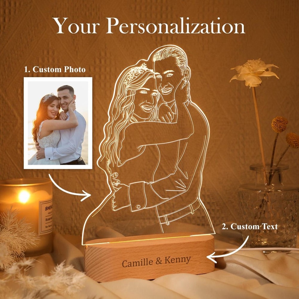 3D Photo Night Light 