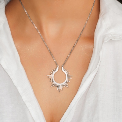 Sun Ring Holder Necklace Pregnant Women Gift Gold Ring Keeper Necklace For Nurse Wedding Ring Holder Gift For Vet Ring Saver Necklace