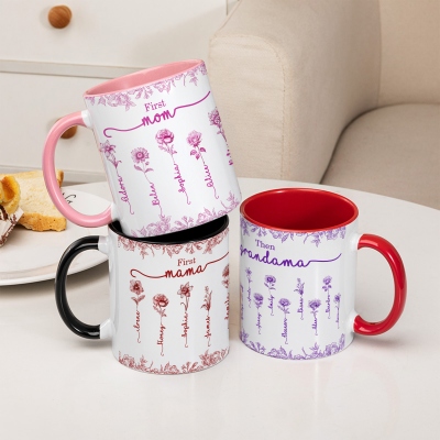 birthflower mug