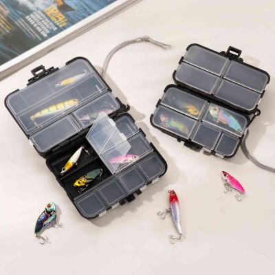 metal fishing lure with lure tool box