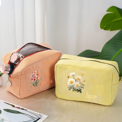 make up bag with name