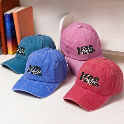 couple matching baseball hat