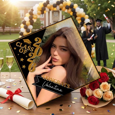 grad cap decorations