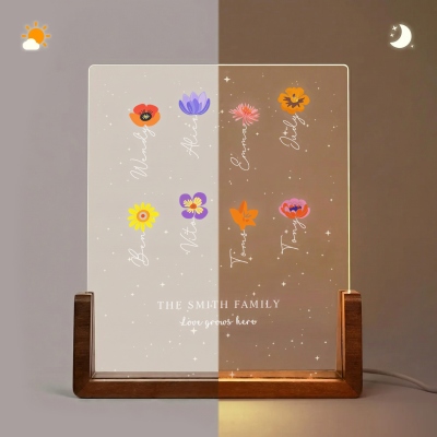 birthflower night light