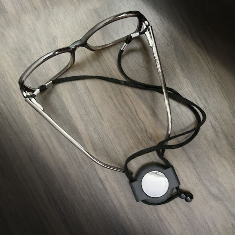 Custom Glasses Chain with Airtag Holder, Eyeglasses Chain with Name