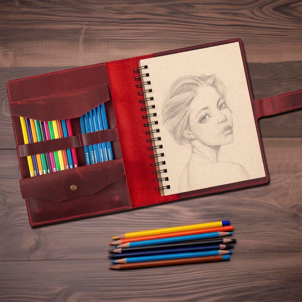 Personalized Robrasim Sketchbook Cover, Traveler's Notebook Cover