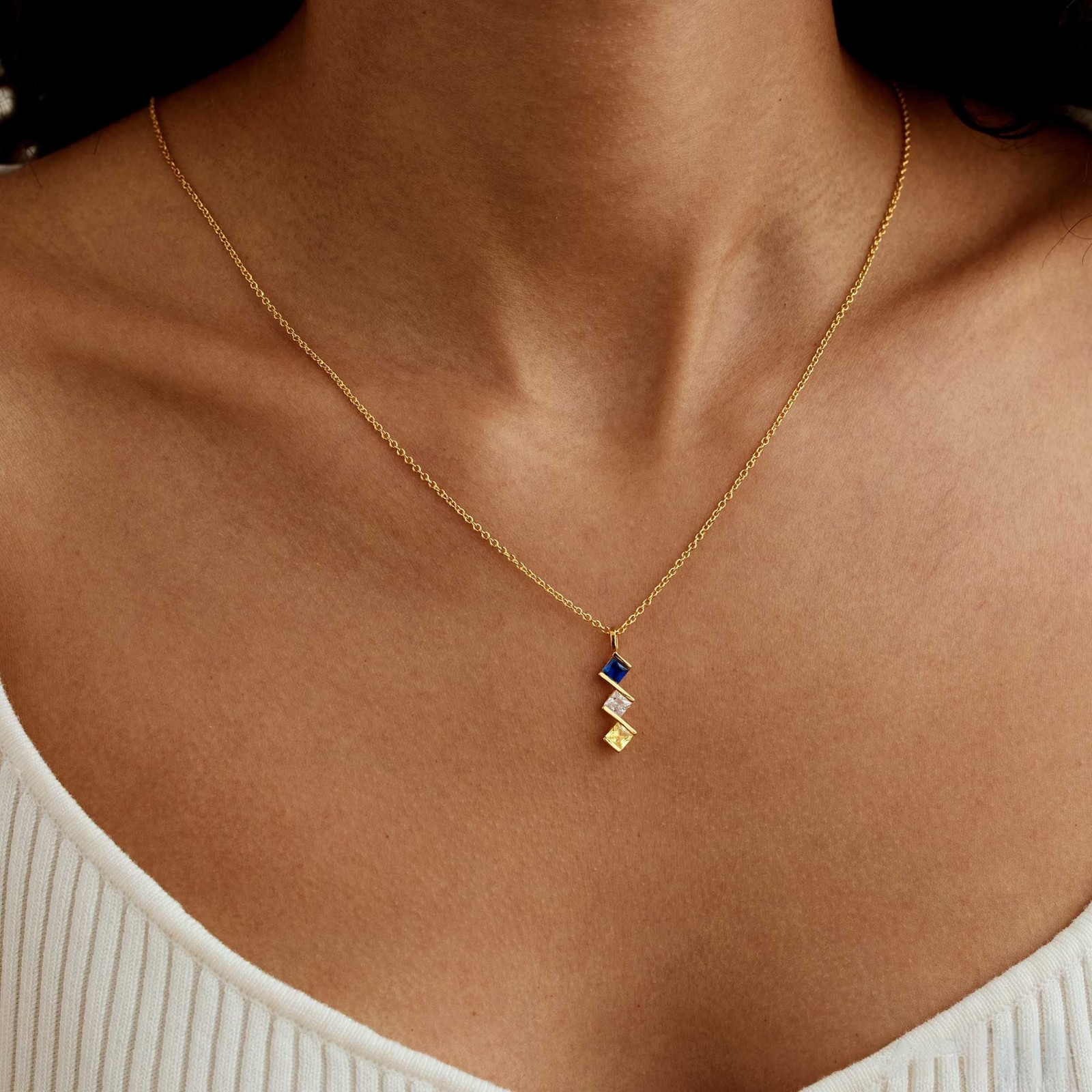 Custom Birthstone Necklace, Multiple Birthstone Necklace, Anniversary Family Gift for Mom, Bridal Gift for Grandma, Birthday Gift for Her