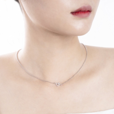 Dainty Sterling Sliver Tooth Necklace for Dentist