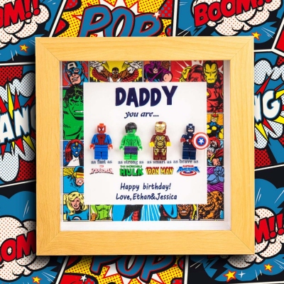 You Are My Superhero Custom Frame