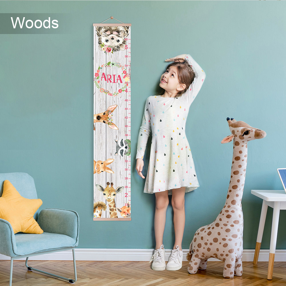 Custom Name Growth Chart for Kids