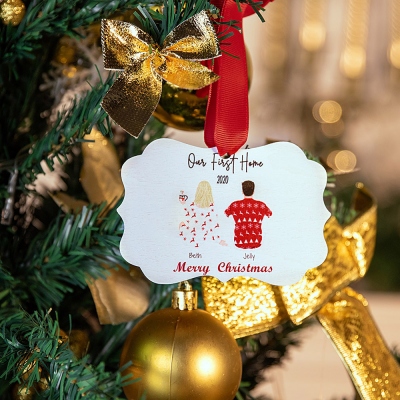 Personalized Family Christmas Ornament for Home
