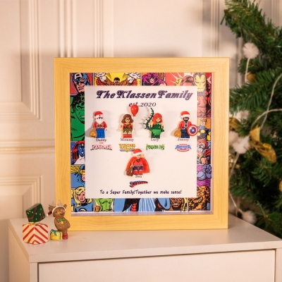 Christmas Superhero Custom Frame