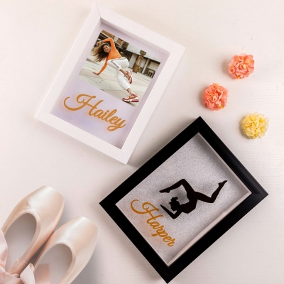 Personalized Dancing Poses Or Photo Pin Shadow Box