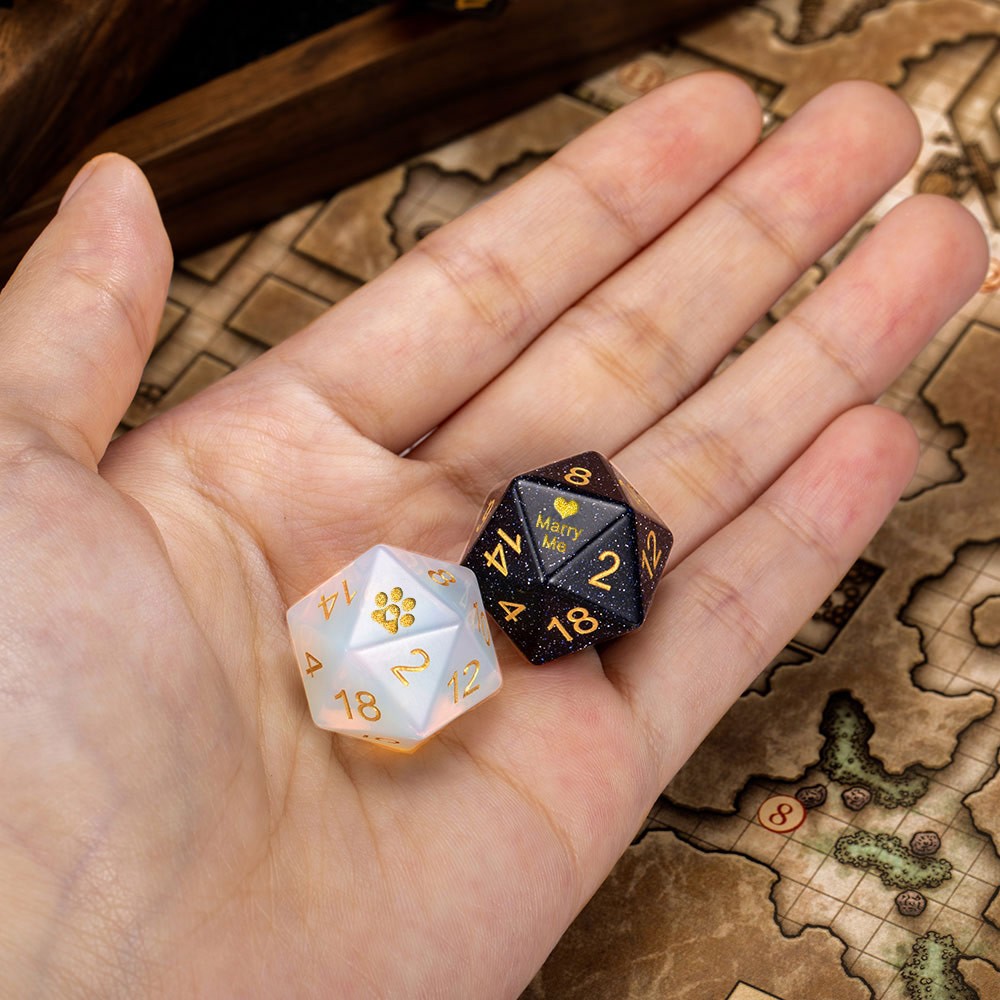 Custom D20 Dice For Proposal