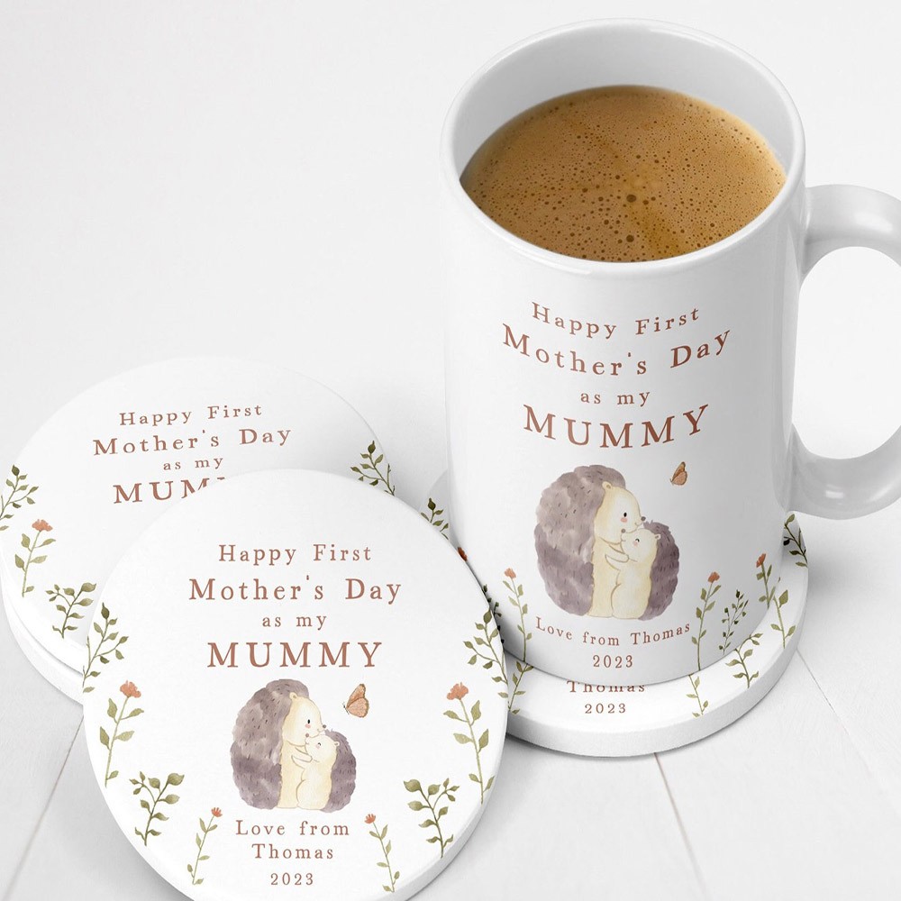 Cadeau de tasse et dessous de verre Nana pour la première fête des ...