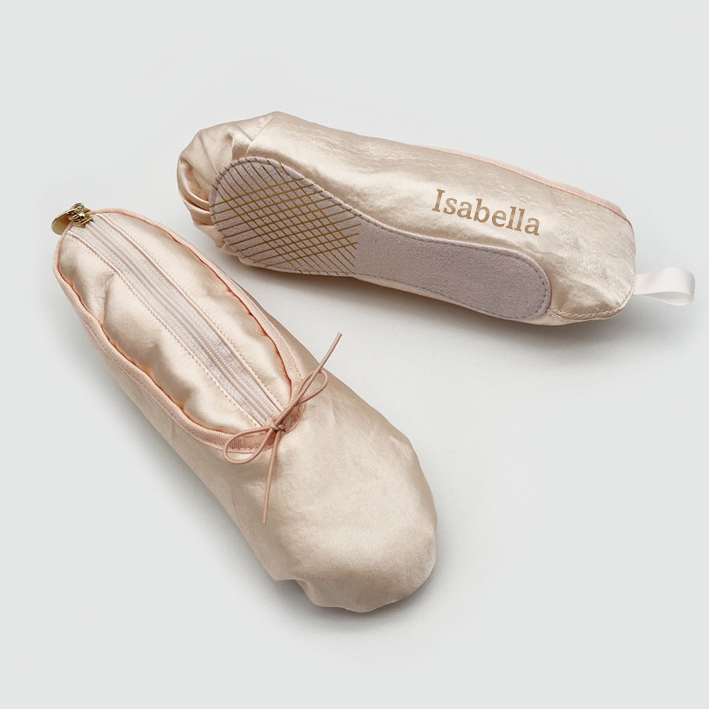 Custom Ballet Shoe Modeling Pencil Case, Cosmetic Bag, Lipstick Eyebrow Pencil Eyeliner Storage Bag, for Dancers and Dance Lovers