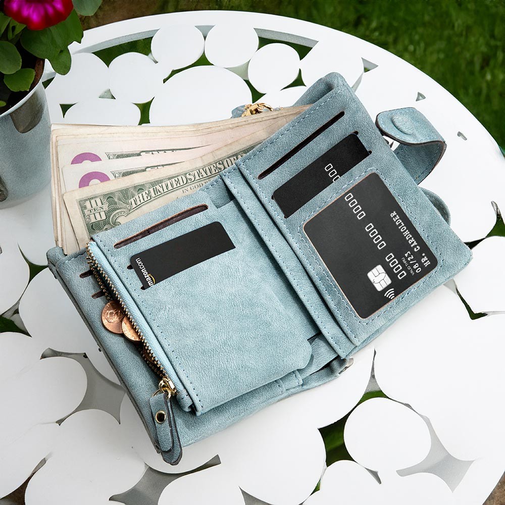 wallet with coin holder