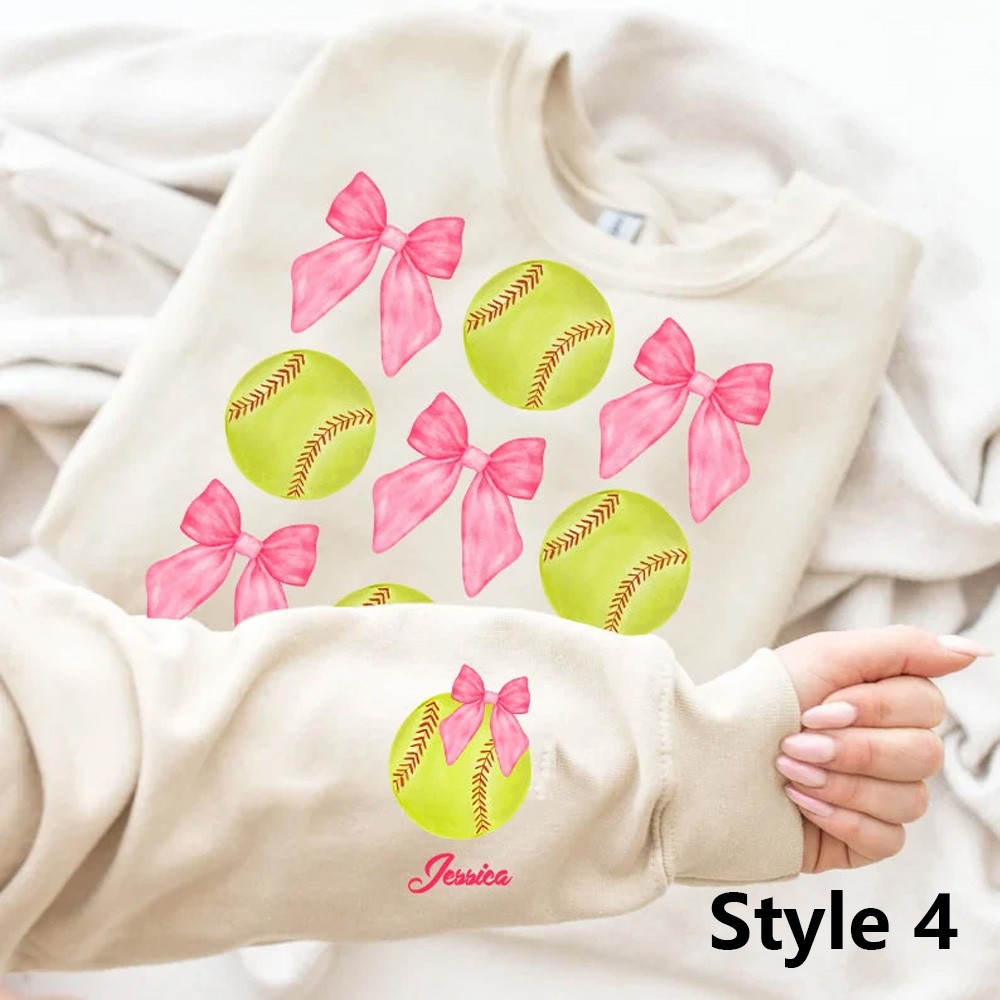 Baseball-Sweatshirt mit personalisiertem Namen