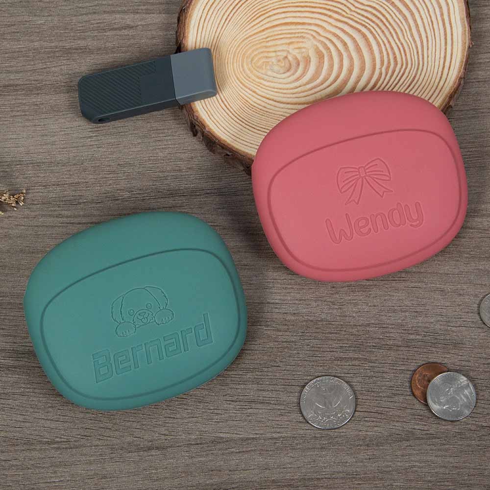 Custom Engraved Silicone Storage Pouch, Personalized Portable Coin Purse Wallet, Ideal Gift for Friends, Families & Corporate Events