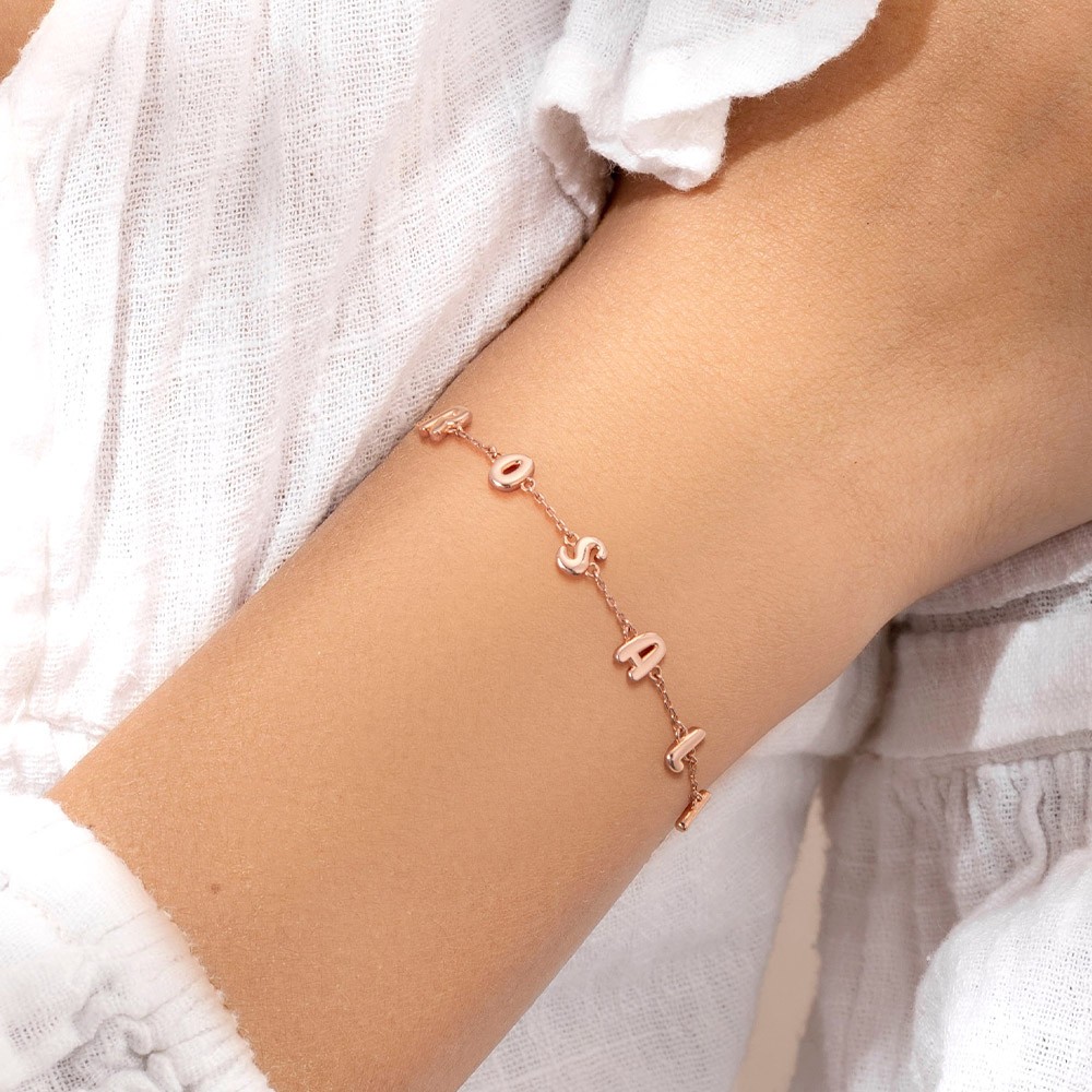 letter bracelet