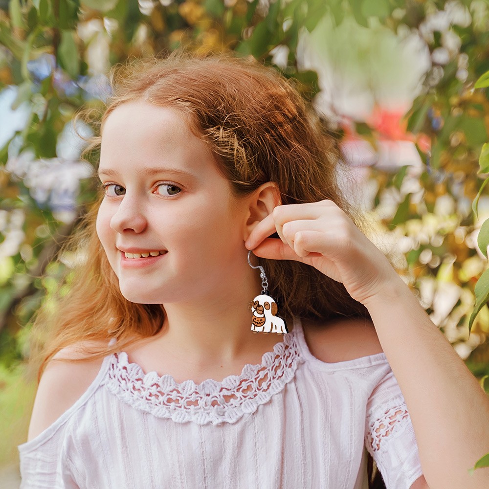 dog earrings