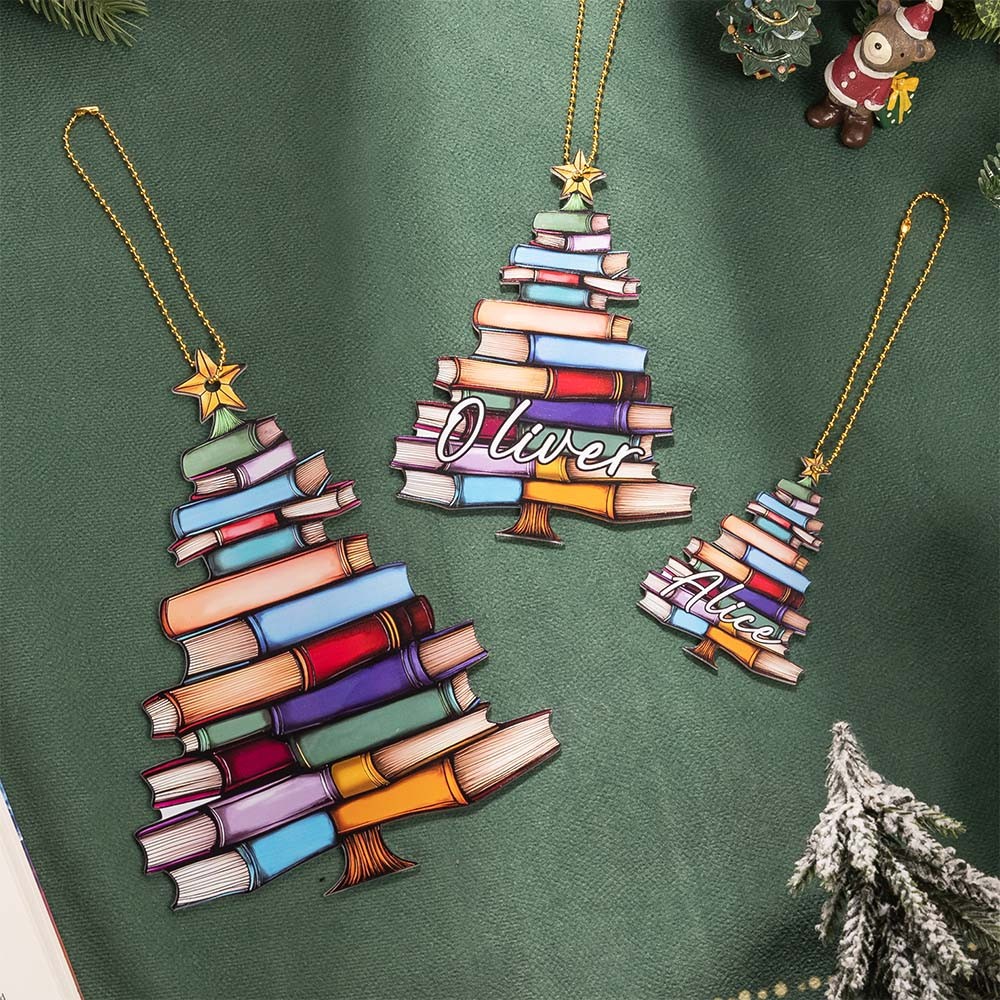 book ornaments for christmas tree