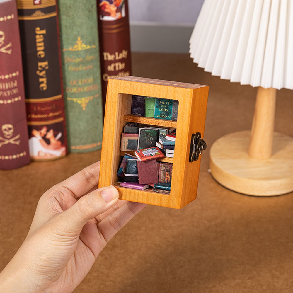 miniature bookshelf