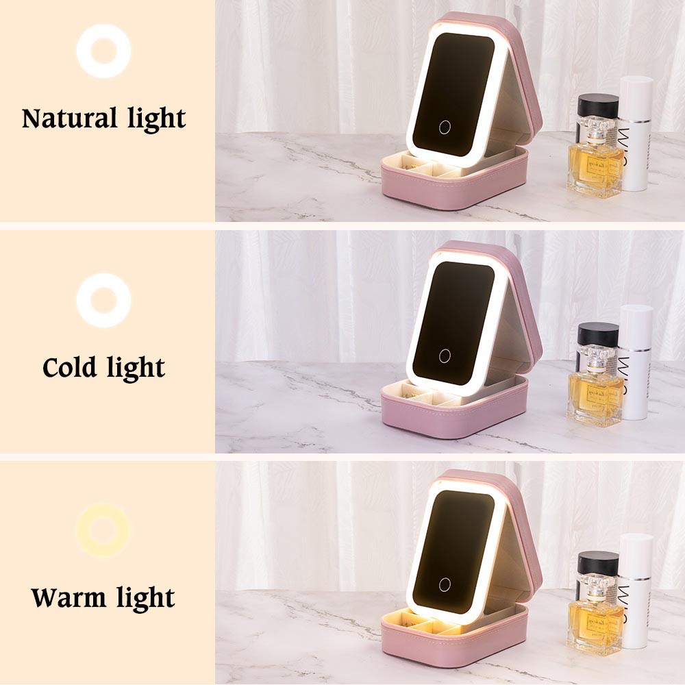 Jewelry box with led light