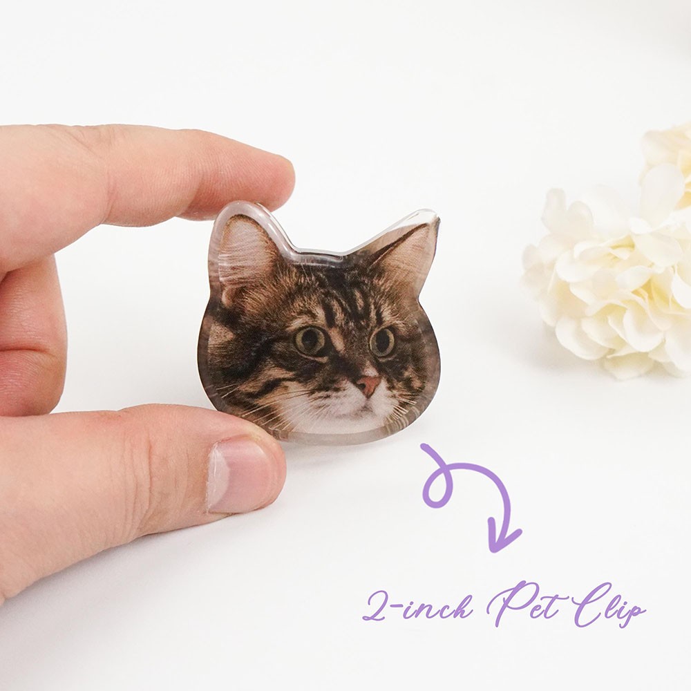 Cute Animal Acrylic Journal Clips, Hand-Drawing Strong Clip, Kitten Acrylic Clips, Bread Acrylic Clips, Stationery Journal Supplies