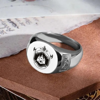 Personalized Family Signet Rings‎