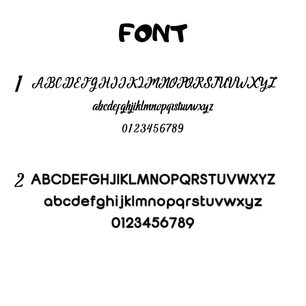 name font