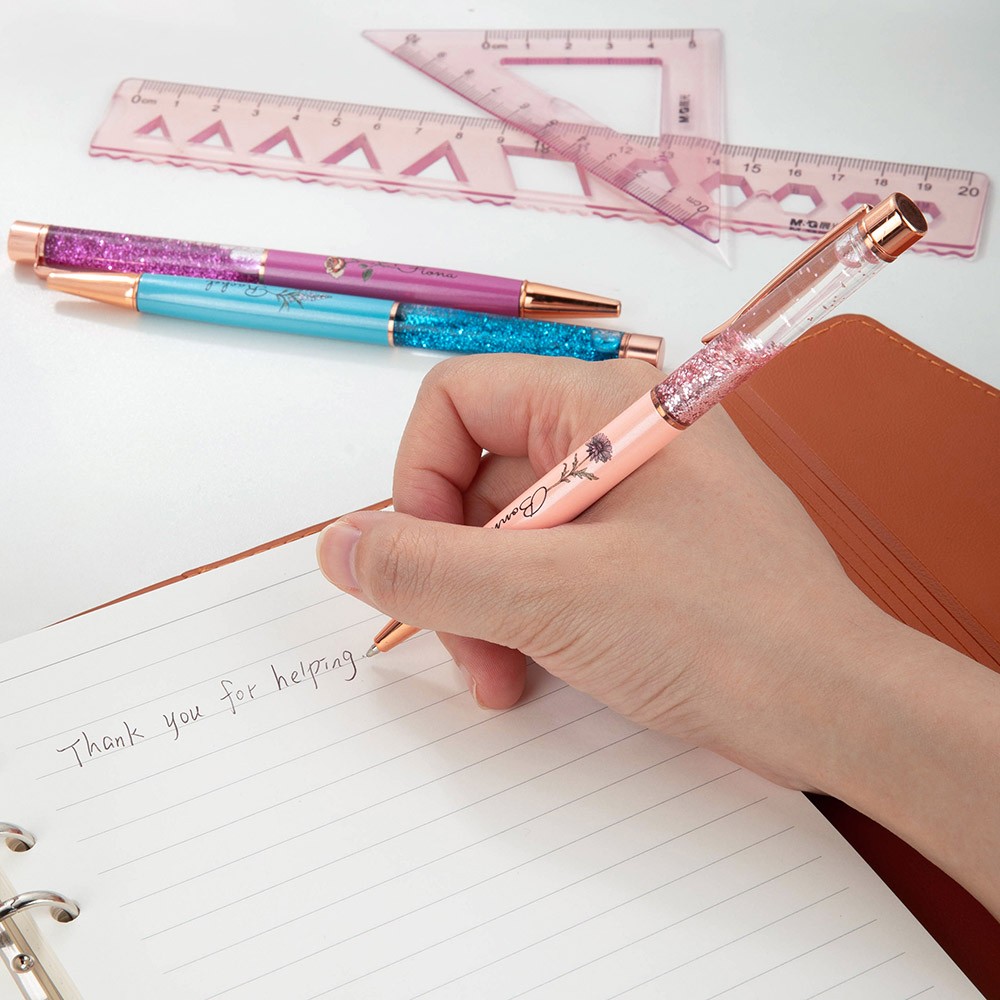Custom Glitter Quicksand Pen