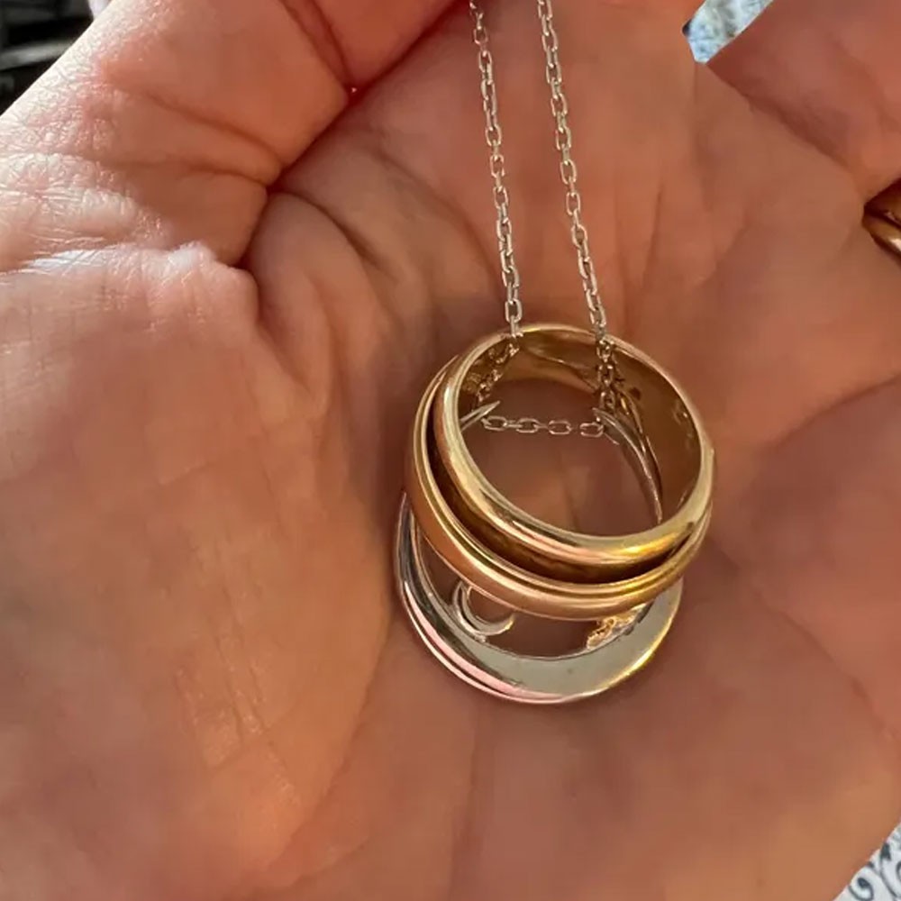 Wedding Ring Holder Necklace