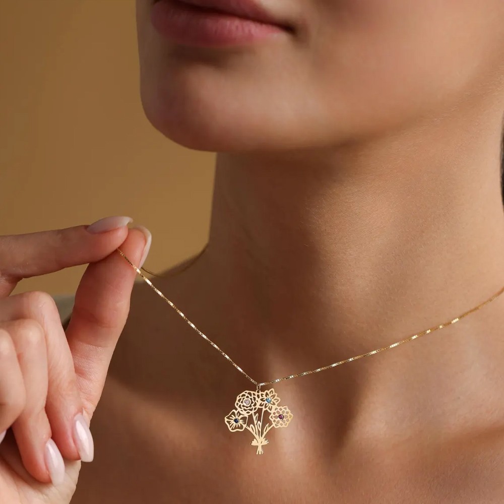 birthstones necklace