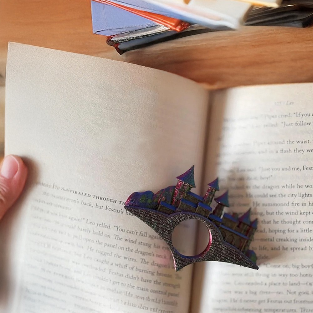 book thumb page holder