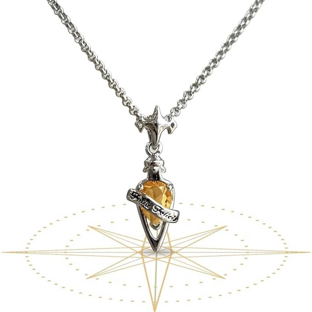 Felix Felicis Potion Necklace – Liquid Luck Amulet Pendant, Fantasy Charm Jewelry for Good Fortune, Unique Gift for Magic Lovers