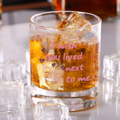 Personalized Bar Glasses  with friend name