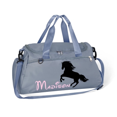 Personalized Horse Riding Bag for Women, Sports Equipment Bag, Girls Travel Duffel Bag, Horse Grooming Bag, Mountain Bicycle/Bike Accessories