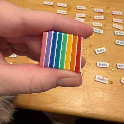 Personalized Things I Say While Knitting Charm(Set of 8pcs), Stress-Relieving Favors, Birthday/Anniversary Gift for Her/Crocheters/Knitting Lovers