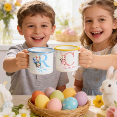 easter name mug