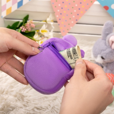 Easter Cartoon Bunny Coin Purse