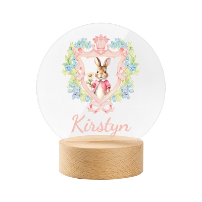 Nachtlicht mit Holzsockel